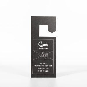 BACKSPEGELHÄNGARE – DO NOT WASH HANGER – SAM´S DETAILING