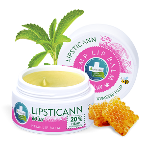 Naturligt läppbalsam med hampolja & zink